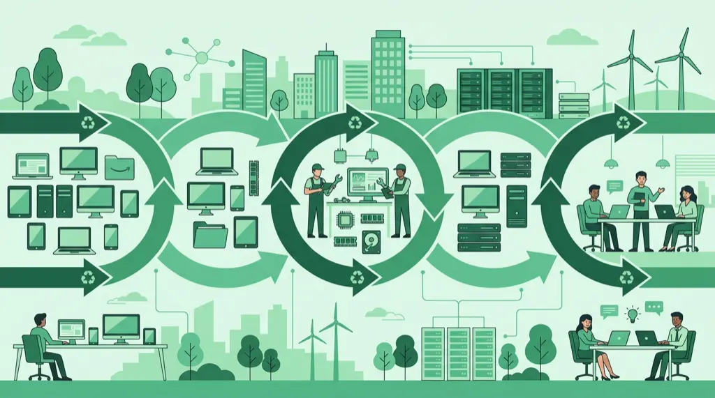 Wide banner: IT assets, circular economy, and value recovery